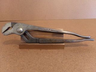 Vintage Usa Utica Tools No 507 - 10 10 " Tongue And Groove Pliers