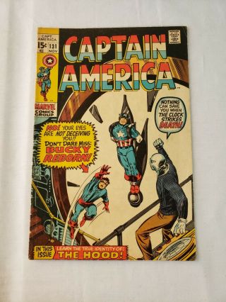 Vintage Marvel Comic Book - Captain America (131) -