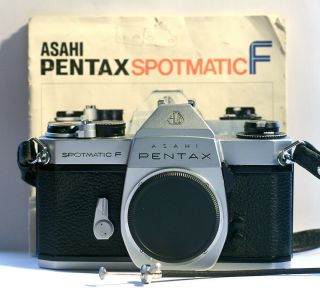 ,  Asahi Pentax Spotmatic F 35mm Slr Film Camera Body With.