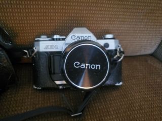 Canon Ae - 1 Program 35mm Film Camera W/ 50mm 1:1.  8 Lens & Strap.