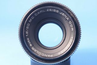 Carl Zeiss Jena Ddr 50mm 1:1.  8 F1.  8 Mc Pancolar Auto Prime Slr Camera Lens - M42