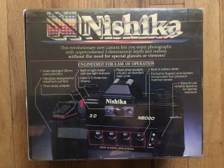 Nishika N8000 35mm 3 - D Camera