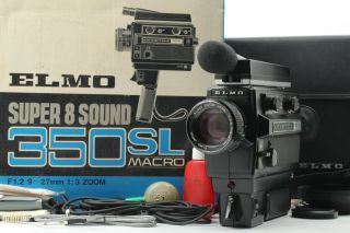 【mint In Box】 Elmo 8 Sound 350 Sl Macro Movie Film Camera From Japan 913