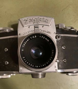 Ihagee Exakta Vx - Built In Dresden Includes Carl Zeiss 50mm F2.  8 Lens