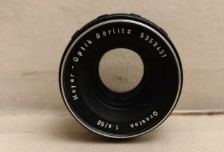Meyer - Optik Gorlitz Oreston F/1.  8 50mm Screw M42 Mount