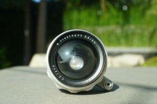 Carl Zeiss Jena Flektogon 35mm F/2.  8 Chrome Exakta Mount Lens - Read 2