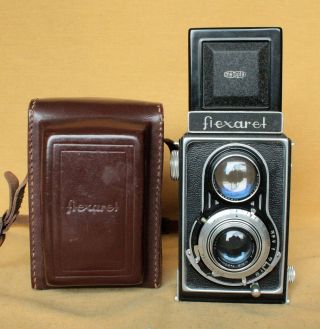 Flexaret Ii A Meopta Czech Czechoslovakia Mf Tlr Camera Cla Metax Mirar -