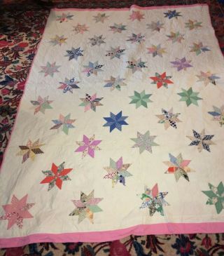 1950’s Vintage Quilt - - 60” X 80”been Out Of Town - Make Offer)