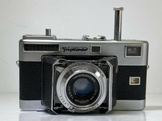 Vintage Voigtlander Vitessa 35mm Film Camera Color - Skopar 1:2.  8 Germany Made