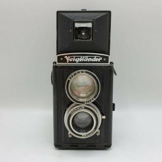 Voigtlander Brilliant TLR Medium Format 120 Roll Film Camera Voigtar 7.  5cm F3.  5 2