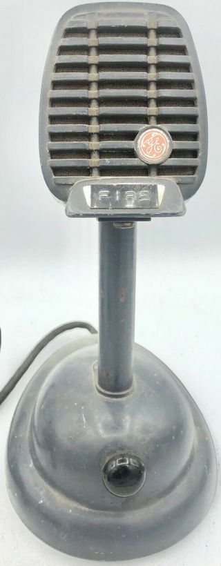 Vintage Unique General Electric Fire Broadcasting Microphone 11”