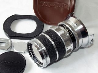 Voigtländer Dynaron 150mm/4.  5 With Caps,  Masks And Case - For Prominent