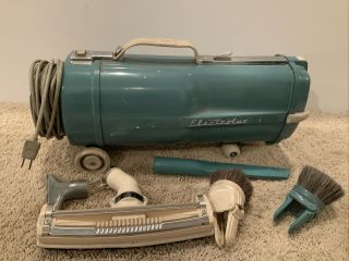 Vintage Turquoise Blue Electrolux Vacuum Cleaner Model L