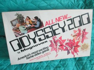 Odyssey 200 By Magnavox Video Game System Vintage Arcade