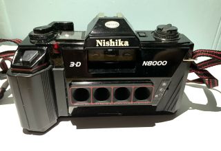 Nishika N8000 35mm 3d Quadra Lens Camera