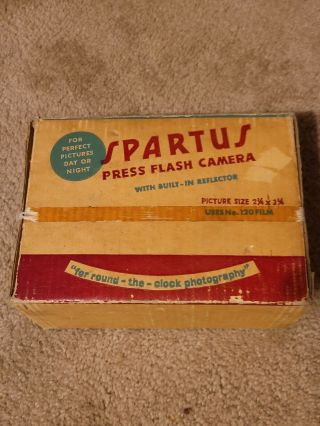 Vintage Spartus Press Flash Camera