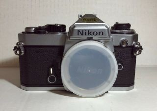 Nikon Fe 35mm Slr Film Camera Body