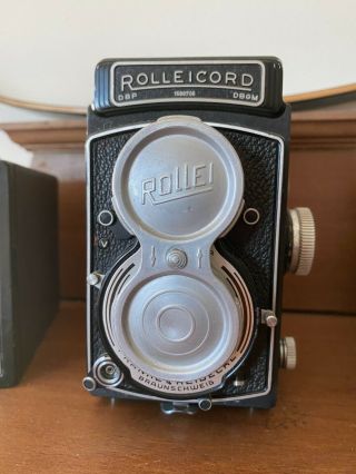 Vintage Rollei Rolleicord Iv Tlr Camera Uses 120 Film,  Lenses And