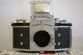 Exakta V Ihagee Dresden 35mm Slr Film Camera -