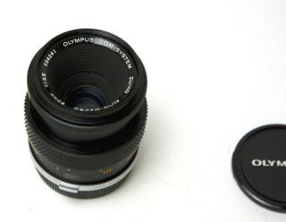 Olympus Om - System Zuiko Auto - Macro 1:3.  5 50mm Lens Ex