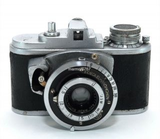 Vintage Bolta Photavit Film Camera With Meyer Gorlitz Primotar 4cm F3.  5 Lens