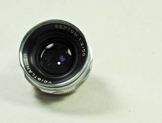 Vintage Voigtlander Lens Head Septon 1:2/50 Standard Lens User Fugly