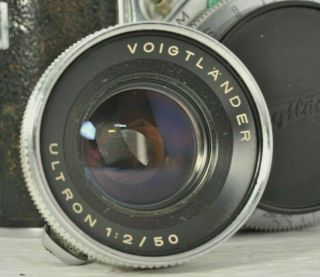 Voigtlander Prominent Camera w/ Ultron 50mm f2 Lens PARTS 2