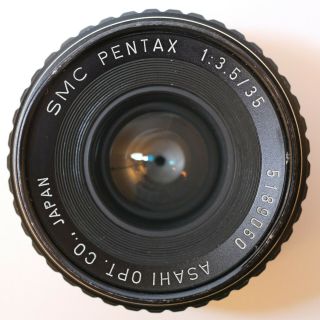 SMC Pentax K 35mm 1:3.  5 f/3.  5 Lens - 2