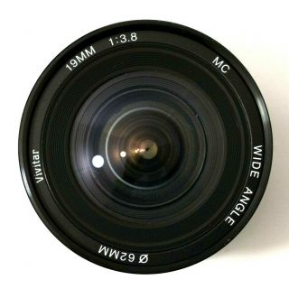 Vivitar MC Wide Angle 19mm 1:3.  8 f/3.  8 K mount Lens - BOXED 2