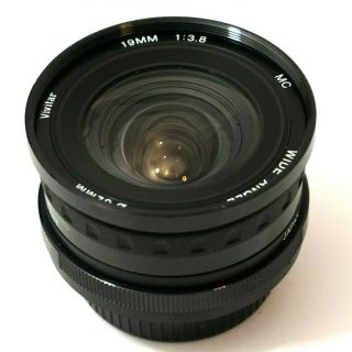 Vivitar MC Wide Angle 19mm 1:3.  8 f/3.  8 K mount Lens - BOXED 3