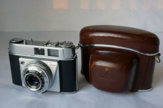 Kodak Retinette Type 030 Camera W/ Schneider Reomar 45mm F3.  5 Lens Case Germany