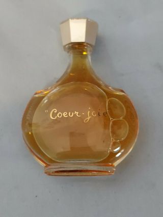 Vintage Nina Ricci Coeur Joie Paris Perfume Laliqud 1/3 Oz 80 Full