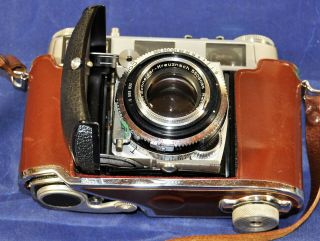 Kodak Retina Iiic Schneider Xenon F:2/50mm Lens With Leather Case