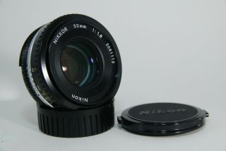 ",  " Nikon Ai - S Nikkor 50mm F/1.  8 Pancake Mf Lens F - Mount From Japan