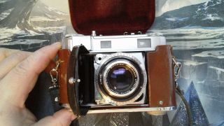 Kodak Retina Iiic Schneider Xenon F:2/50mm Lens With Leather Case 641082