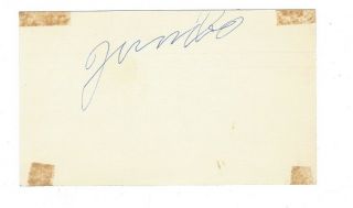 Mighty Jumbo Wrestler Rare In Person Vintage Autograph Rare