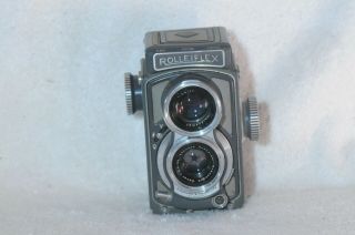 Rolleiflex Grey 4x4 Baby Tlr Camera