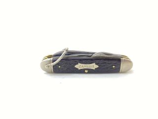 Vintage Camillus Usa Made 3 - 3/4 " Scout Camp 99 Pocket Knife