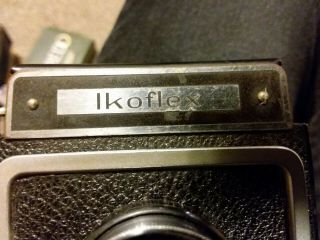 Zeiss Ikon Ikoflex Tlr Vintage Medium Format Film Camera W/ 75mm 3.  5 Lens -