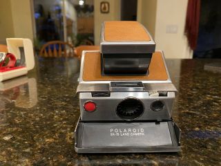 Vintage 1974 Polaroid Sx - 70 Land Camera Alpha 1 W/ Leather Case