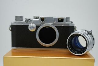 Canon Iv Sb With 50mm F/1.  8 Leica L39 Mount Ltm Lens Pls Read