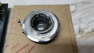 Pair Wollensak Alphax Graflex Graphic camera shutter Ektar 7.  7 203 mm 4x5 IIIA 3