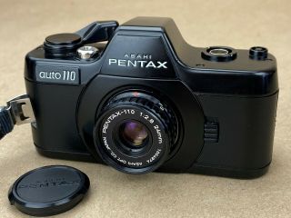 Pentax Auto 110 Subminiature Film camera w/ 24mm f/2.  8 Pentax - 110 Great 2