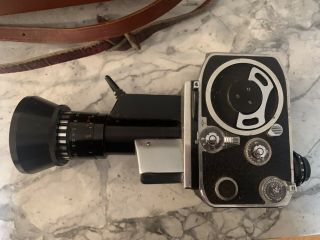 Bolex Paillard P1 Zoom Reflex 8mm Film Camera And Case 2