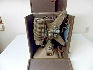 Vintage Keystone 8mm Movie Projector Model K - 108 With Hard Carrying Case