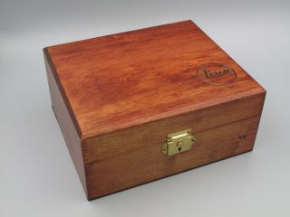 Leica Wooden Box Perhaps For Leitz Trinovid Binoculars (wood Box Only)
