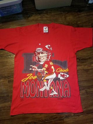 Joe Montana Kansas City Chiefs Vintage 90 