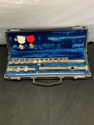 Vintage F.  A.  Reynolds Inc Student Flute 35102 Cleveland Ohio