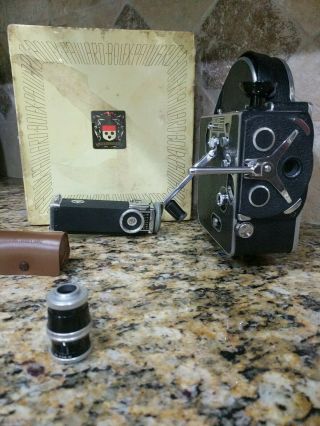 Vintage Paillard Bolex Movie Camera Serial Number 159296