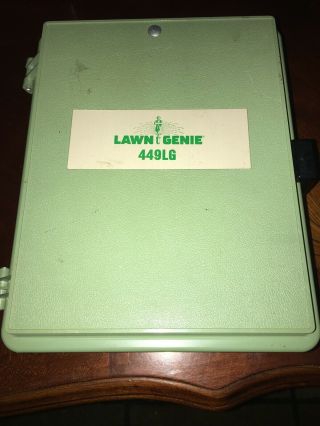 Vintage Lawn Genie 449lg Lawn Sprinkler Control Timer 9 Zone